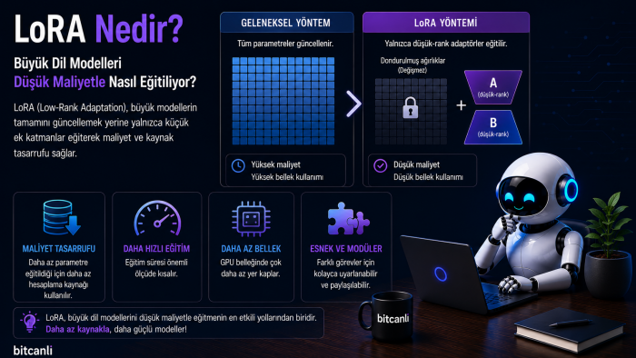 LoRA Nedir? Büyük Dil Modelleri Düşük Maliyetle Nasıl Eğitiliyor?